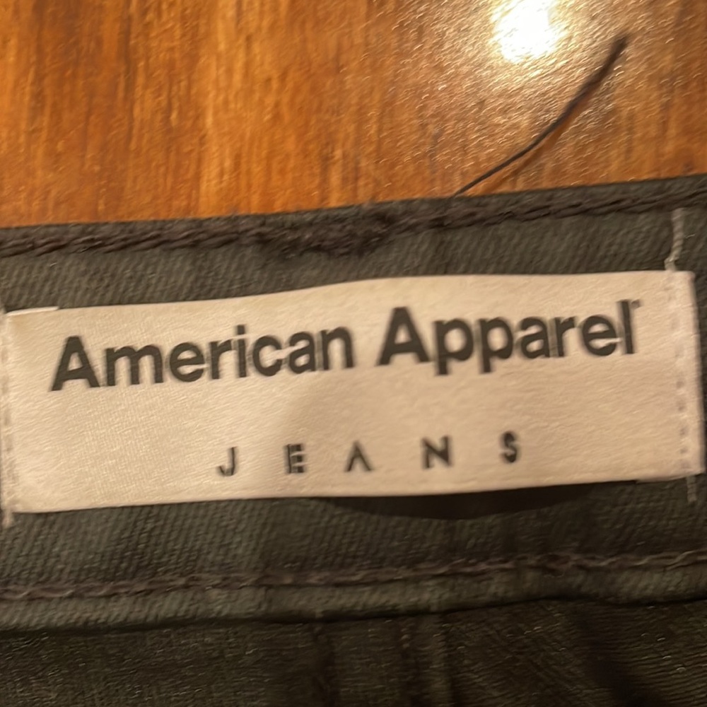 Vintage American Apparel Pleather Jeans View 6